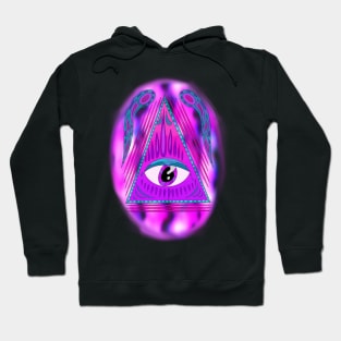 Evil Eye in Pyramid Hoodie